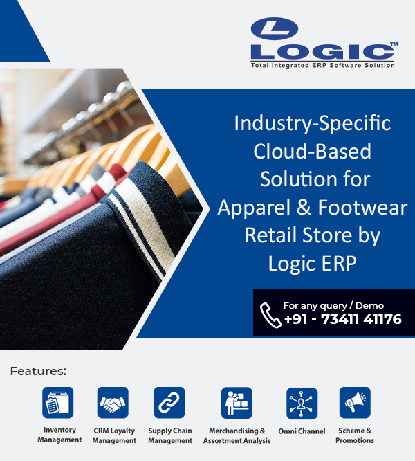 Logicerp's tweet image. Logic ERP: Highly Customizable Cloud ERP Solution for Apparel Retail. It&apos;s your time to accelerate success for your Apparel retail business with Logic ERP. For more information, visit: logicerp.com/Industries/Ret…
#apparelretailsoftware #apparelsoftware #garmentsoftware