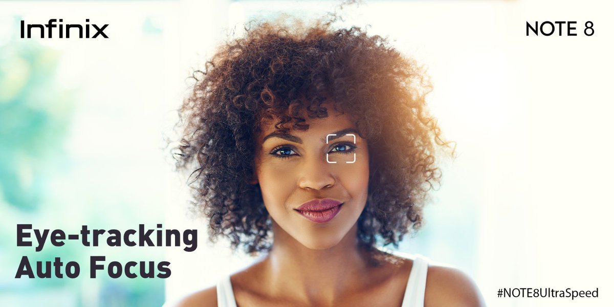 InfinixKenya's tweet photo. Real-time eye-tracking accompanied by AI algorithms on the Note 8 helps in delivering more natural and studio-style pictures. Lets get shooting!
#NOTEForSpeed https://t.co/OKSn7tKzjv