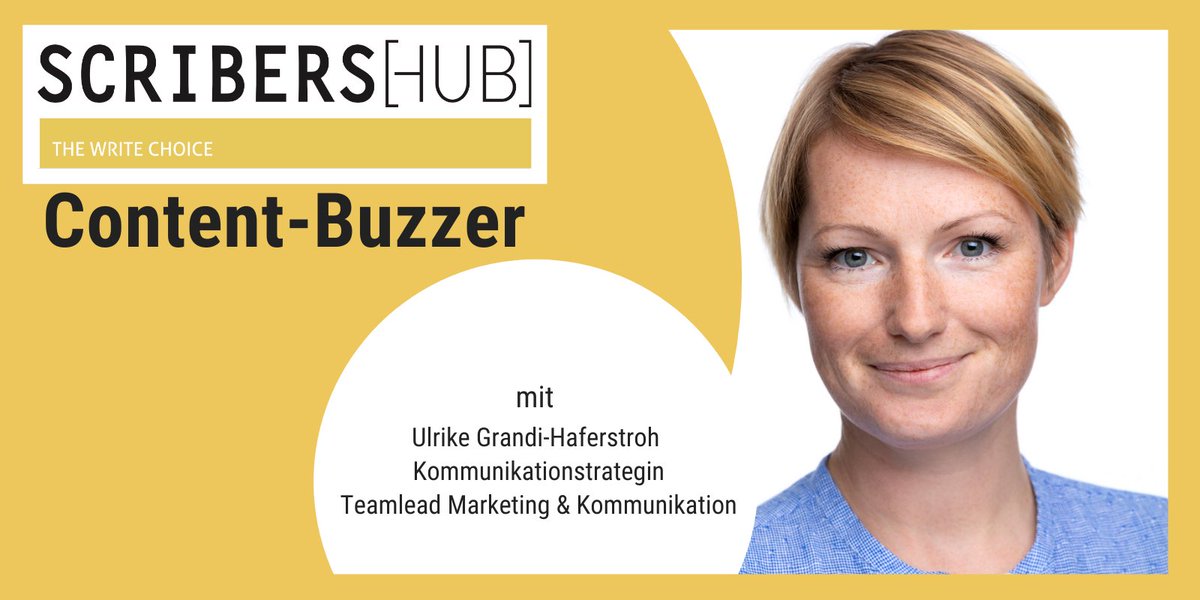 sabine_faeth's tweet photo. Wie gelingt guter #Content? „Ich schreibe los, um den Text dann Schicht für Schicht von allem Überflüssigen und Balast zu befreien“, sagt @ulrikegrandi im neuen #Contentbuzzer Warum sie das macht, lest ihr hier https://t.co/1mbdRtwOZG https://t.co/jtCyNORuyT
