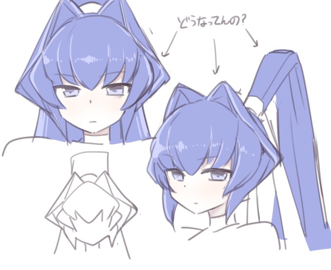 御剣冥夜の髪型を理解しようとがんばった 