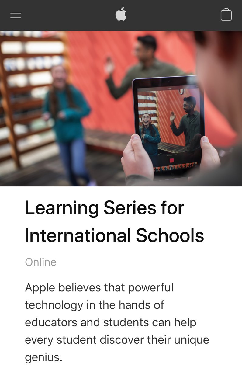 Check out this stellar line up of sessions run by a stellar group of educators! Each session will be awesome! Do yourself a favor &amp; sign up using the link below!

events.apple.com/content/events…

#AppleEDUchat #adechat #isedcoach #coetail #edchat #edtech #everyonecancreate