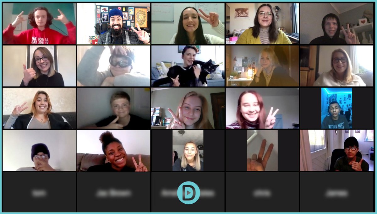 DevaHack's tweet photo. Day 1 of our #DEVAhack digital boot camp in partnership with @SalfordUni and @SalfordFDN took place yesterday!
We're looking forward to mentoring these talented college, sixth form and high school students over the next week and seeing the short-form content they'll create! https://t.co/rqquaBG2Rw