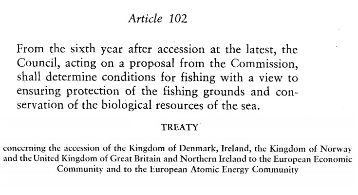 40. There was also a requirement for the Commission to bring forward a proposal to ensure protection of our shared fishing grounds with a view to removing the necessity of fisherman from other countries in the Community to come into our waters.