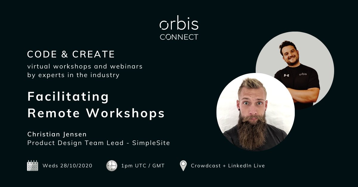 weareorbis's tweet image. TOMORROW - join us for our next event about facilitating remote workshops. We'll be discussing the value of remote workshops and practical examples on how to make the most out of them. 👩‍💻🤸‍♀️

Sign up: meetup.com/OrbisConnect/e…

#virtualevent #connectingexcellence #remoteworkshops