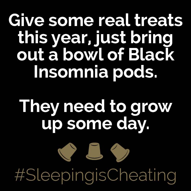 Give a treat WORTH giving! (Their parents will thank you)

#happyhalloween #coffee #caffeine #trickortreat #scary #spooky #pumpkin #coffee #coffeelovers  #nespresso #compatible #ecofriendly