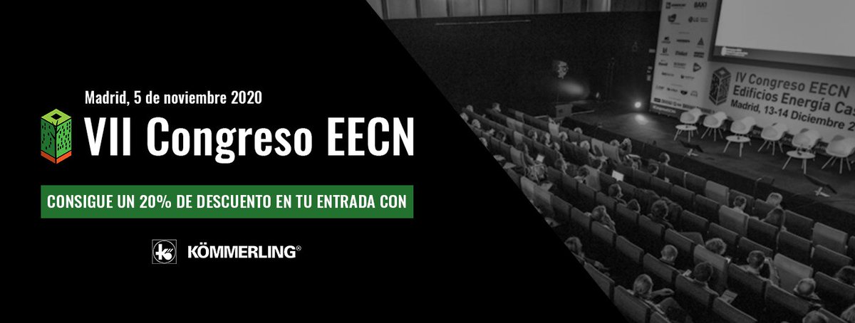 KOMMERLING_ESP's tweet image. La próxima semana nos gustaría veros a todos en el #VIICongresoEECN, y por eso os regalamos un 20% de descuento en la entrada. ¡Consíguelo! ⬇️Un año más somos Patrocinadores Oro y estaremos con nuestros sistemas para proyectos de #altaeficiencia. 
escuela.retokommerling.com/congreso-edifi…