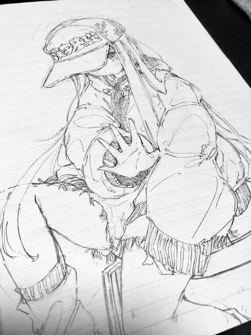学校で描いた絵 