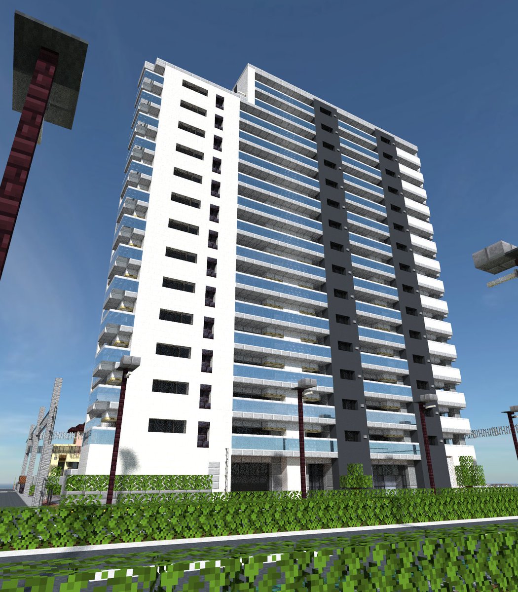 くらふとにー マンション Minecraft建築コミュ 越守市