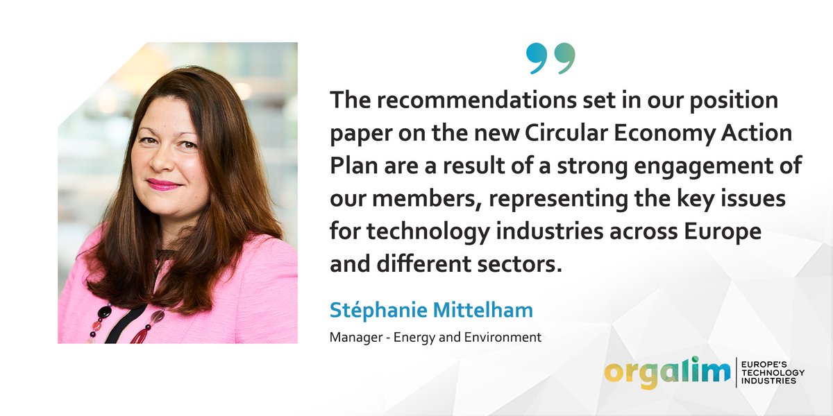 Technology development, better use of digitalisation, AI and other tools, together with research and innovation, are all important parts of policy measures aiming at a #CircularEconomy. Read our views on the new #CircularEconomyActionPlan: bit.ly/3oryAUl