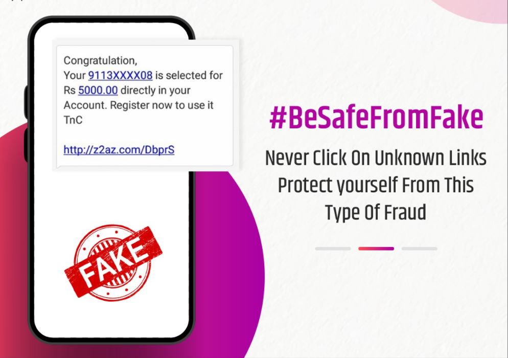 RajsamandPolice's tweet photo. Never click on unknown links. Protect yourself from this type of fraud.
#cybercrime
#CyberSecurityAwareness
#BeSafeFromFake
#FakeNews https://t.co/dfQPVaXUge