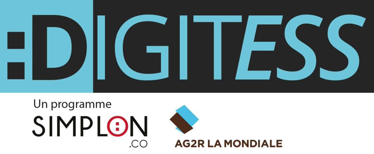 LUSIE01_'s tweet image. @LUSIE01_ est heureuse d'avoir été retenue pour participer au programme d'accompagnement #digitess conçu par @SimplonP et @AG2RLAMONDIALE pour soutenir les structures de l'#ESS ! 
#Emploi 
#innovation
#sociale
#numerique