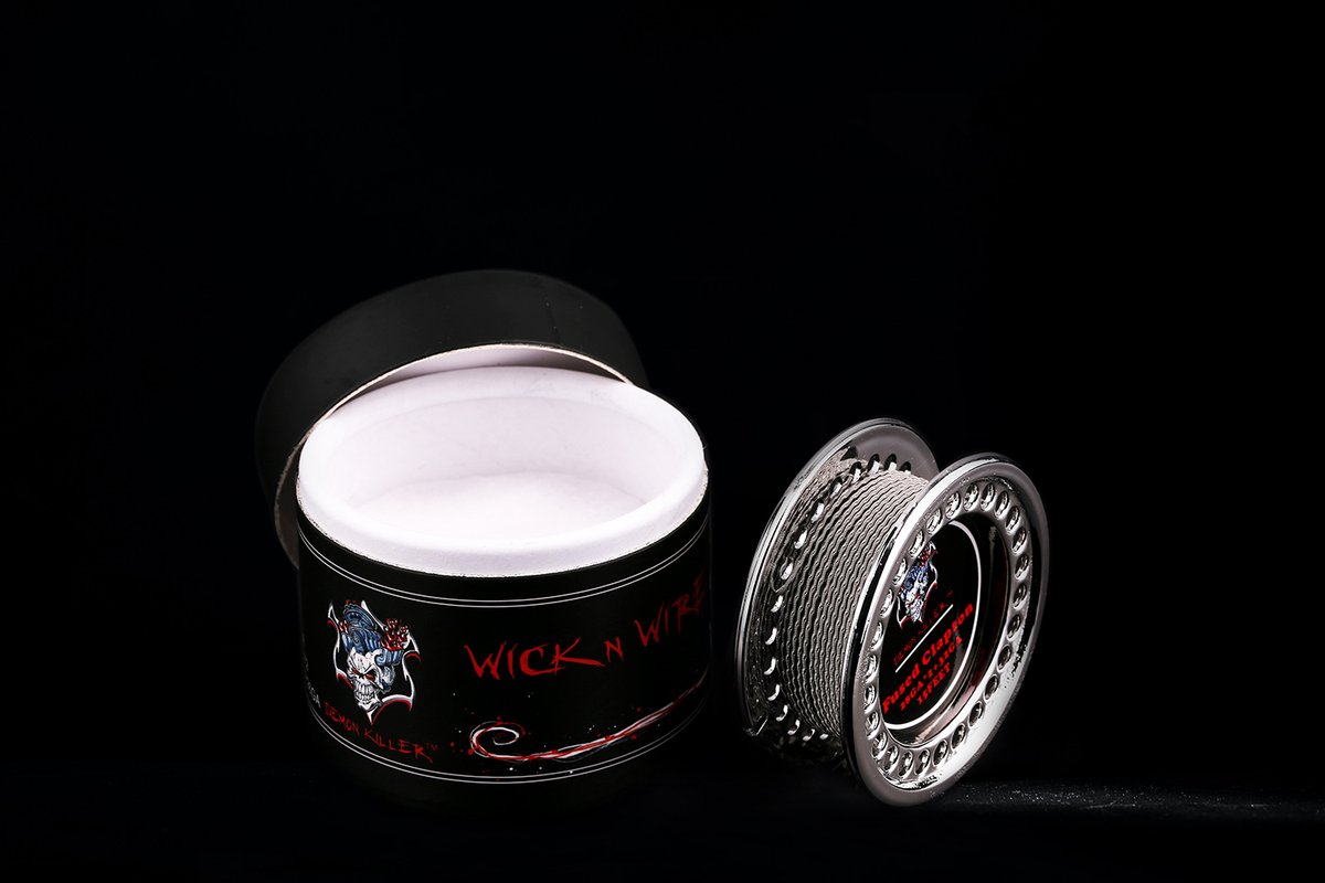 Demon Killer Fused clapton wire
#coils#coilporn#wirerap#wireart#wireartist#buildporn#vape#vapeshop#vaping#vapelife#vapeon#wire