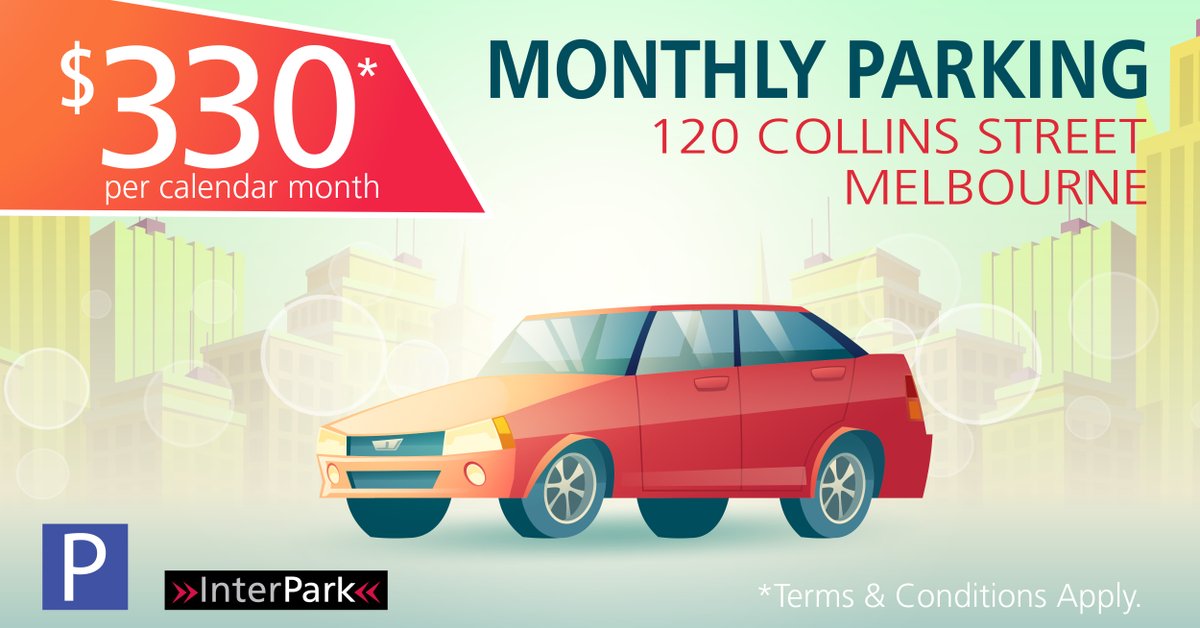 Interparkaust's tweet photo. 🅿️ Need monthly parking in MELBOURNE? Well look no further

📧Email Us sales@interpark.com.au for more info
Car Park info: https://t.co/9DzohXlHzb 

#Melbourne #Parking #melbourneparking #MelbourneCBD #monthlyparking #Affordableparking #permanentparking #CollinsSt https://t.co/yl89RBEt7L