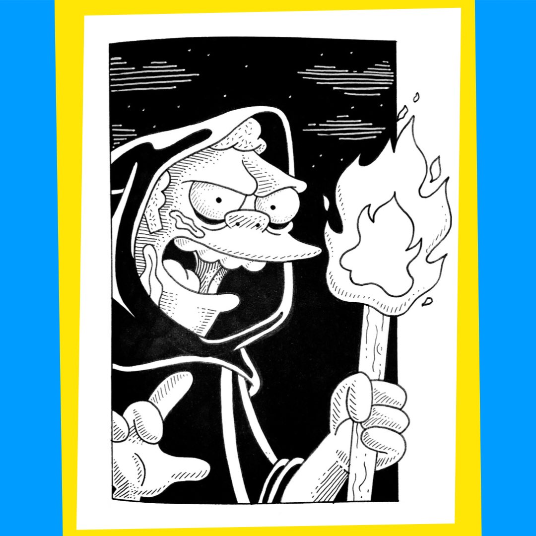 JamieBCartoons's tweet photo. Inktober Day 27

The Simpsons Treehouse of Horror: Mutant Moe

#inktober #inktober2020 #inktoberchallenge #inktoberday27 #inkdrawing #thesimpsons #thesimpsonsart #characterdesign #illustration #sketch #halloweenart #treehouseofhorror #inkhomer #dtiys #halloween https://t.co/LLtCmQUbv8