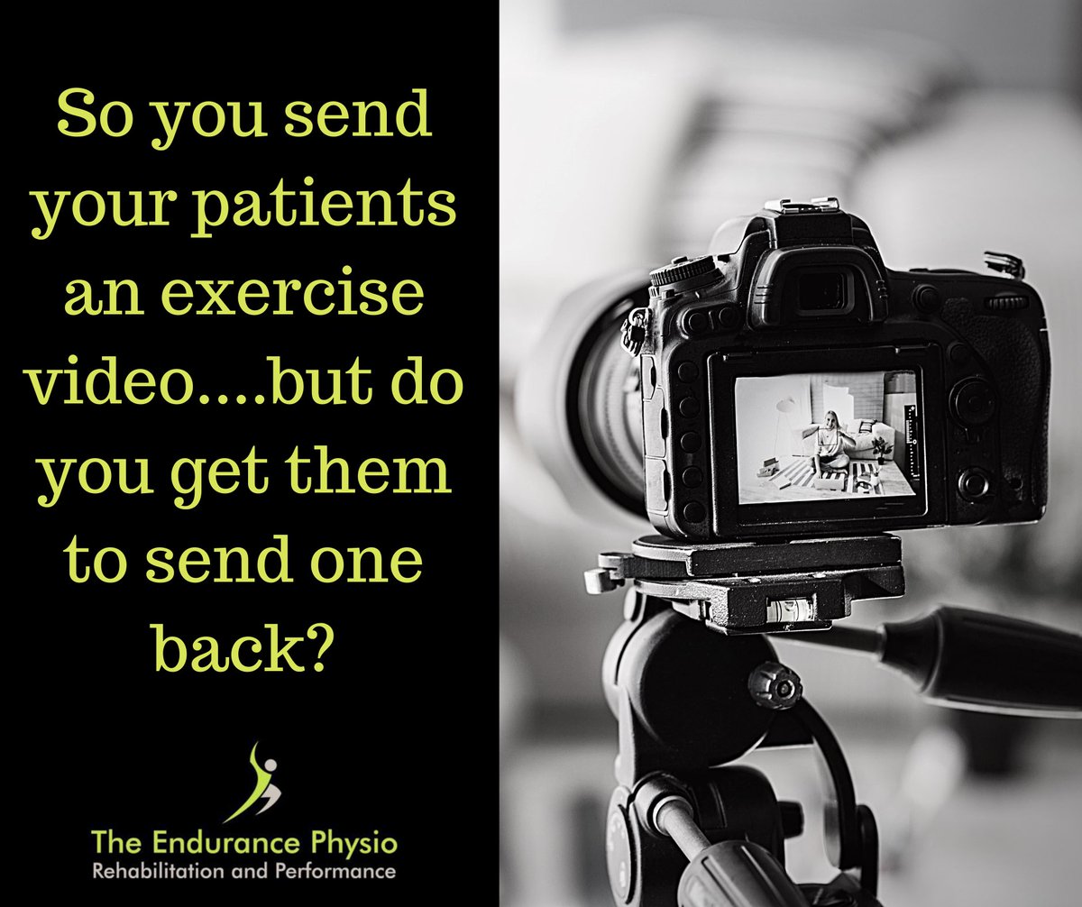 We probably all remember those times, you’ve given a patient or a therapist has given you some exercises.You have a review in a few weeks and we find out that for whatever reason, somethings been lost in translation, and they’ve not been done right.1/