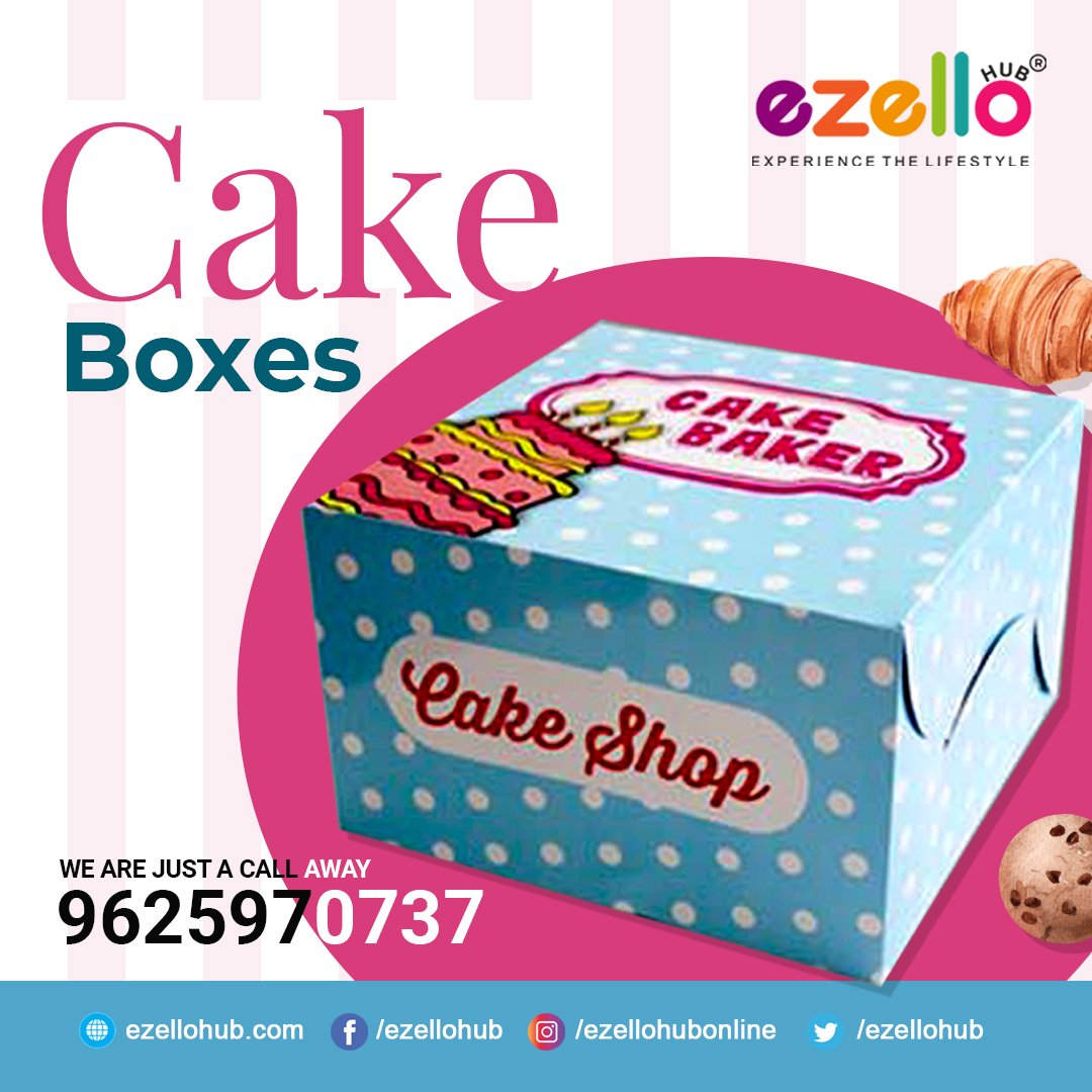 Buy the Best quality printed Cake and Pastry Boxes!
"Ezellohub": A trusted name in the food packaging industry🤘
🛒BUY NOW ONLINE : https://t.co/qmTgyHbrN4
👉These cake/pastry boxes are made of premium quality 400 GSM paper.
#cake #box #pastry #party #pastrybox #burgerbox https://t.co/qwuNpsWCww