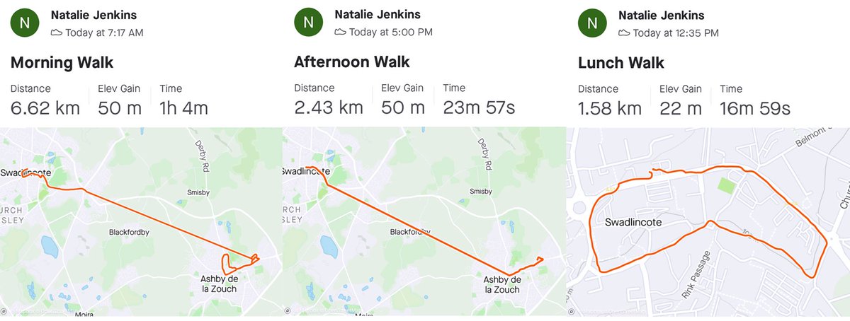 CDS_CIC's tweet photo. Whoop!! Whoop!! Huge well done to Natalie @CDS_CIC in Norfolk, who is another of our SUPER walkers - 10km #WalkFromHome every day for @MouthCancerMCF 👏🙌Even the rain isn’t putting her off!! #cdsohimp #mouthcancer #ohimpoxfordshire Sponsors here please!! https://t.co/pWwq6qq6Me https://t.co/5BVShoV3Tr