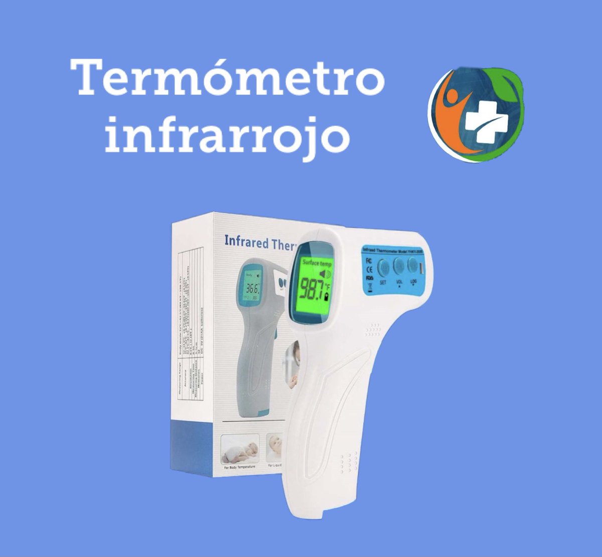 SpainViruterm's tweet photo. Termómetro infrarrojo 🌡
•
Infrared thermometer 🌡 
•
•
➕Info web 
•
•
#infrared #thermometer #thermometerinfrared #thermometerdigital
#termometro #termometrodigital #termometroinfrarrojo #infrarrojo https://t.co/5XiCClSb8n