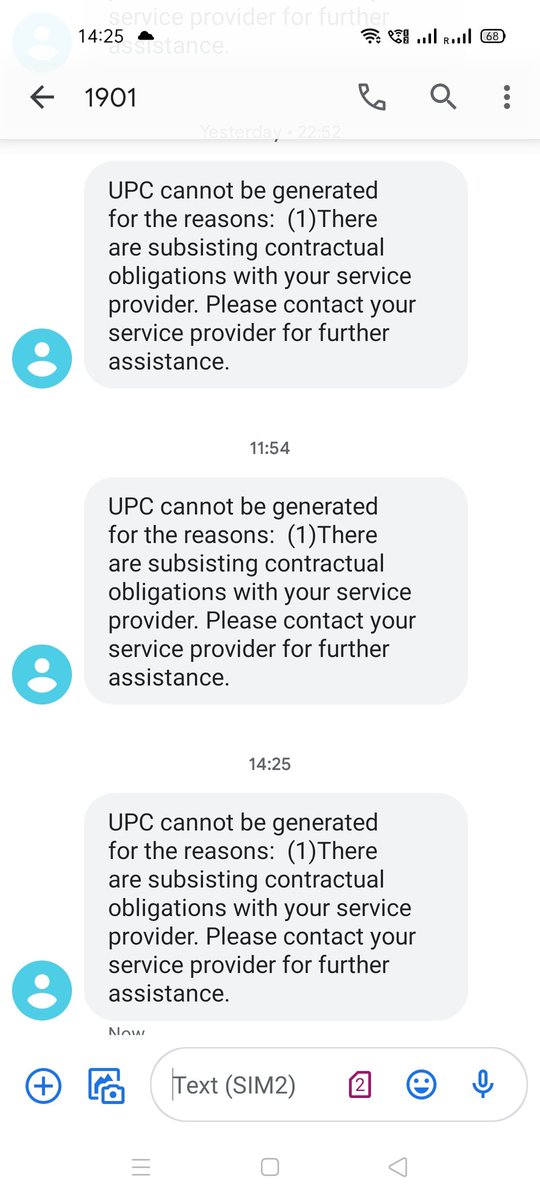ipra7nt's tweet photo. @Airtel_Presence Still m having same issue im not getting upc code https://t.co/vZcu5MdiIR