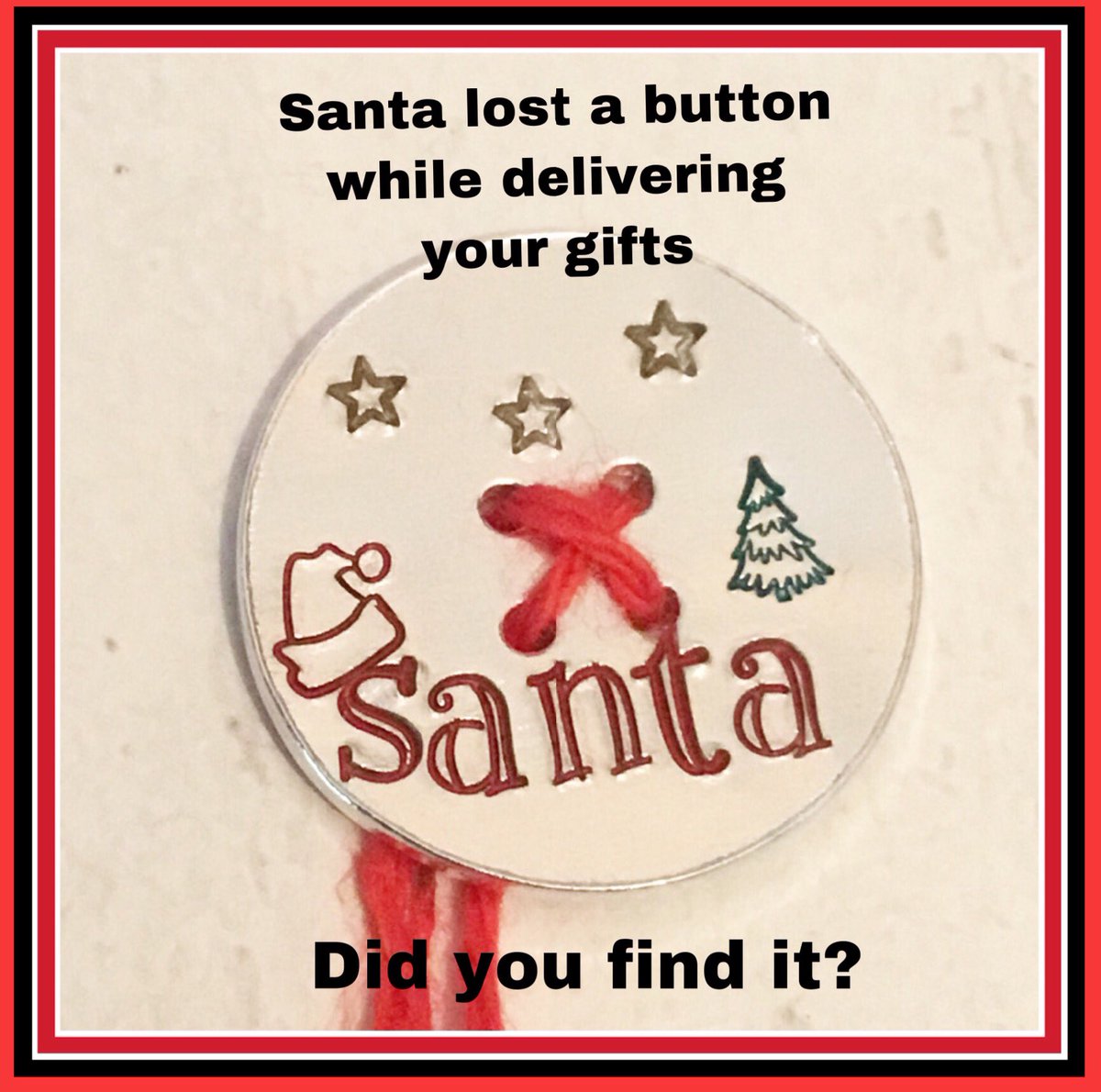 DesignedbyEsme's tweet photo. Bring magic to Christmas morning for the kids. https://t.co/RJrUIa6SFr #christmasmagic #etsyfinds #tuesdayvibes #lostbuttons #handstamped #etsyshop #elf #santa https://t.co/zglXgNxYvu