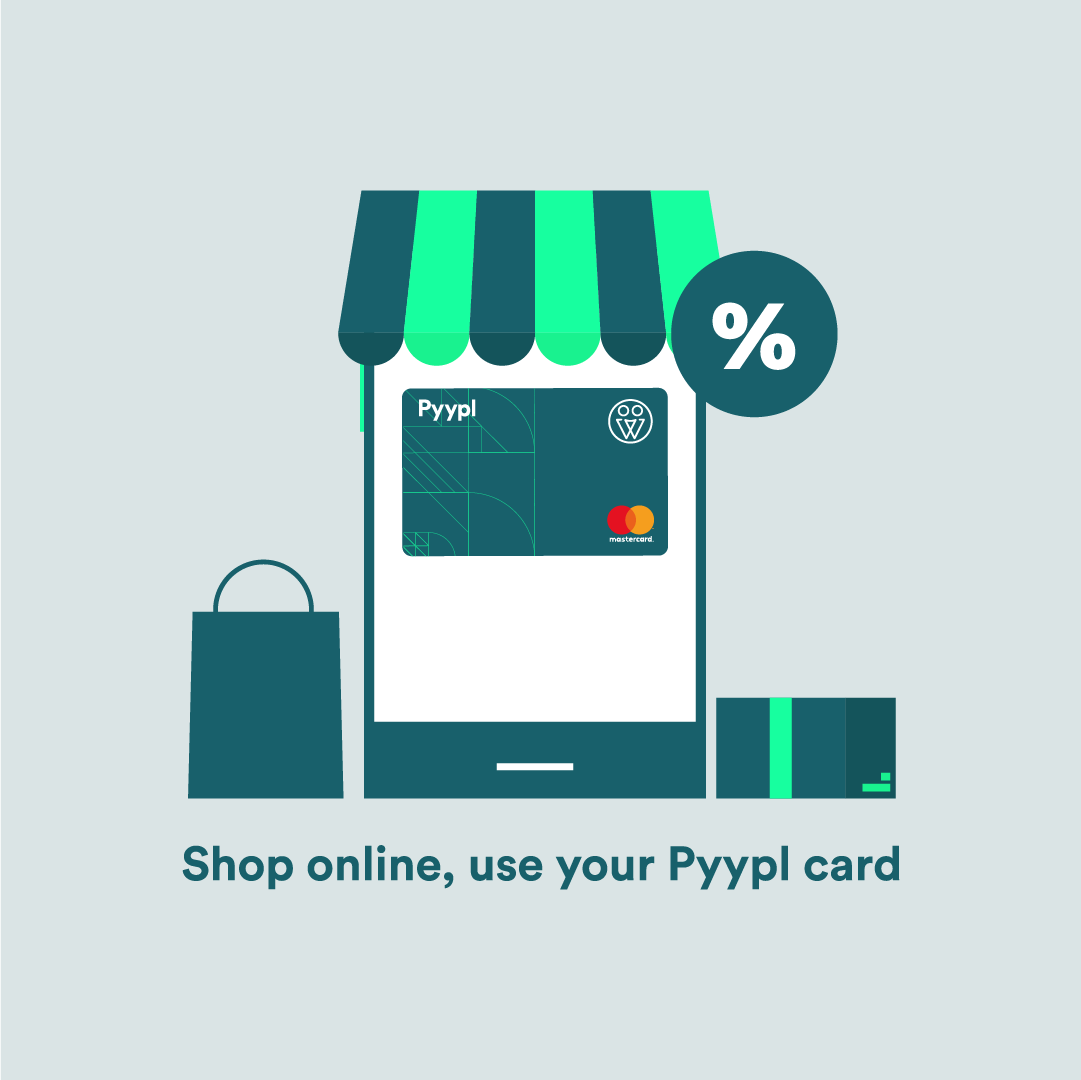 pyypl's tweet photo. Get the best offer with online deals! Don't miss out, use your Pyypl card to shop online! 

#fintech #finance #shopping #mastercard #onlineshopping #pyypl https://t.co/2bcFyIrR3L