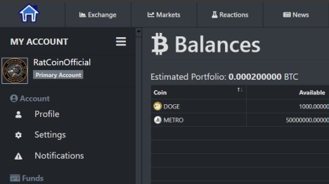 RatCoin is raising fund to get listed on https://t.co/ZVZXHegOst. The listing fee is 0.05 BTC and we have a dedicated account to collect the listing fee funds. To find out more head here:
https://t.co/hVFGGcZ8IK
#ratcoin #rat #Crypto #CryptoNews https://t.co/ueo92ZuGXl