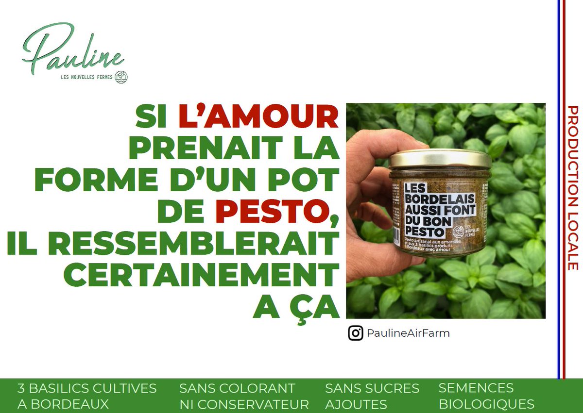 itmbdxlac's tweet photo. Retrouvez Pauline Air Farm
 dans votre Intermarché
Ferme en aquaponie sur Bordeaux! uniques, frais, eco-responsables.
Dès aujourd'hui, la botte de blettes multicolores, le persil plat, la ciboulette et le Pesto Bordelais!
#local #directproducteur #ecoresponsable https://t.co/jwRxaUC8aJ