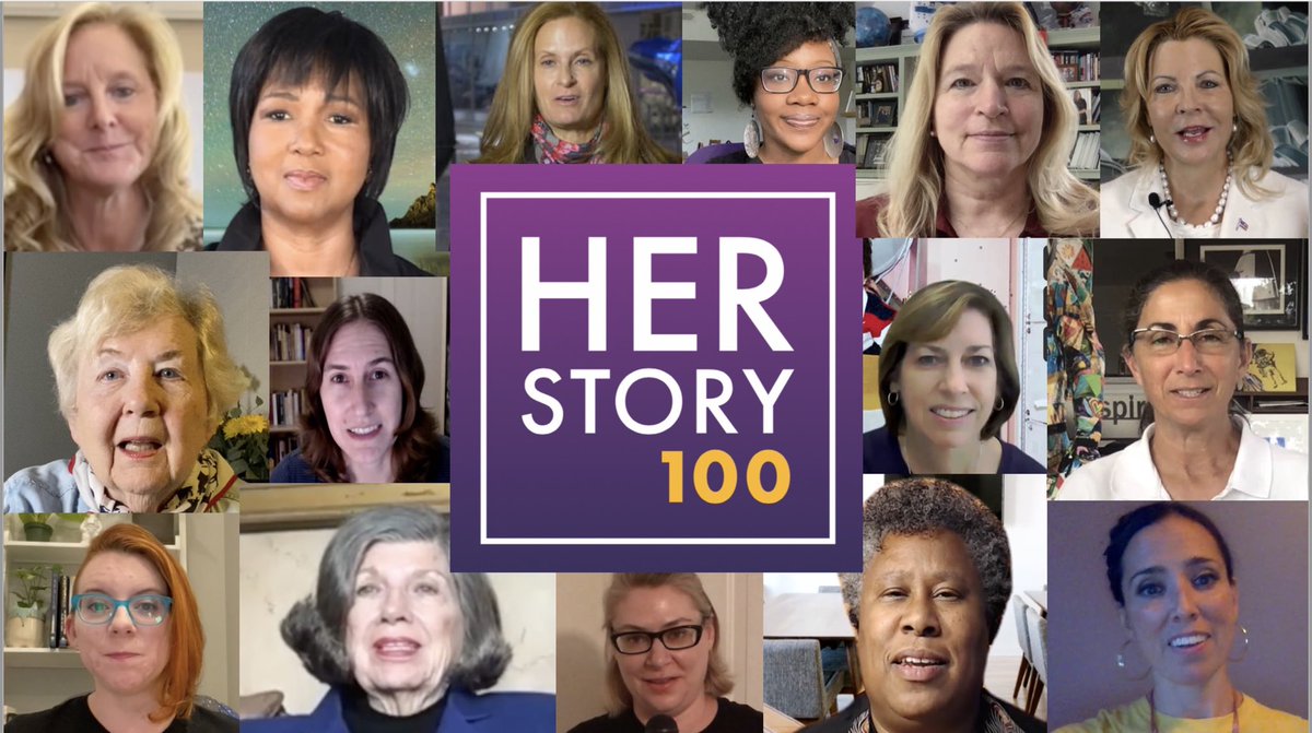 Astronauts, Trailblazers &amp; #womeninSTEM fields share why the #19thAmendment &amp; women’s right to vote matters today more than ever. Nov 2 is the 100th Anniversary of the 1st election women voted in nationwide. Go to HERStory100.com to hear their stories. #VOTE #HERStory100