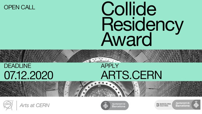 Hangar_org's tweet photo. #OPENCALL Collide Residency Award

Full-funded residency at @CERN and Hangar for artists working on artistic research, technology and science.

📅 Deadline: December 7th
ℹ️  https://t.co/hYr58vgy7l https://t.co/P8lQYSw0yO