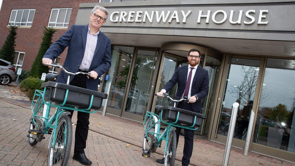 Orbit_UK's tweet photo. Delighted that @MedEdLucid have expanded within @MyTytherington business village taking another 4,000 sq. ft. of space. Pictured are Cliff & Benn on branded Elephant Bikes via the @CycleOfGoodUK scheme so the team can cycle between offices. https://t.co/ZHWi5xHJPS #OfficeSpace https://t.co/CHy6heZWsT