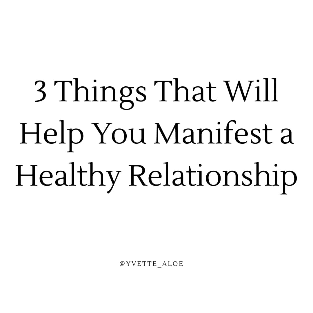 Yvette_Aloe's tweet photo. 3 Things That Will Help You Manifest A Healthy Relationship. https://t.co/7sX5YIyEEH
