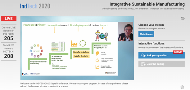 ASPIRE_P4Planet's tweet image. More than 200 people in the audience when President Pierre Joris introduced #Processes4Planet at #IndTech2020! Status quo is not an option anymore: this new Partnership with more sector and more ambitious goals will enable change.

#IndustrialTechnologie #EuropeanPartnerships