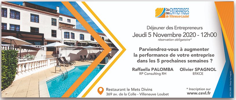 CEVL06270's tweet photo. #SaveTheDate Jeudi 05 novembre c'est le #DejeunerDesEntrepreneurs du @CEVL06270 au restaurant le Mets Divin ! Parviendrez-vous à augmenter la performance de votre entreprise dans les 5 prochaines semaines ?
Réservation obligatoire sur : https://t.co/c3yUY6LV4B
#CEVL https://t.co/qvV0Rh4UlH