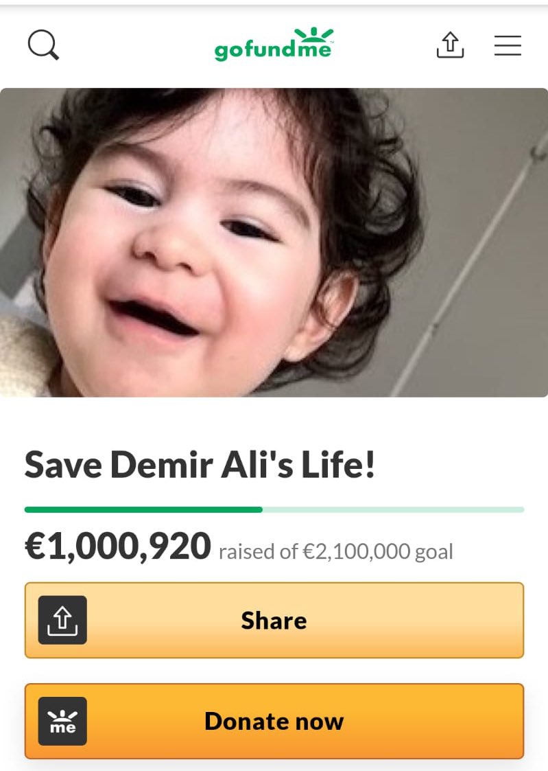 Behopefordemir's tweet photo. 1 milyon euro sınırını geçtik. Milyonlarca kez teşekkürler 🙏🎈 😢
Demir Ali’nin binlerce abisi ablası var. Biz kocaman bir aileyiz artık 🙏🎈 https://t.co/W77C7RD4mJ