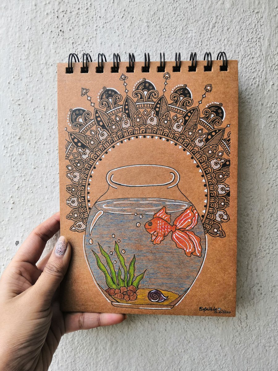 IRadjendirane's tweet photo. Based on the prompt Fish mandala
#mandala #instagramupdate #therapy #patience #passion #meditation #arttherapy #relaxation #positivity https://t.co/nxbLfCDM2U