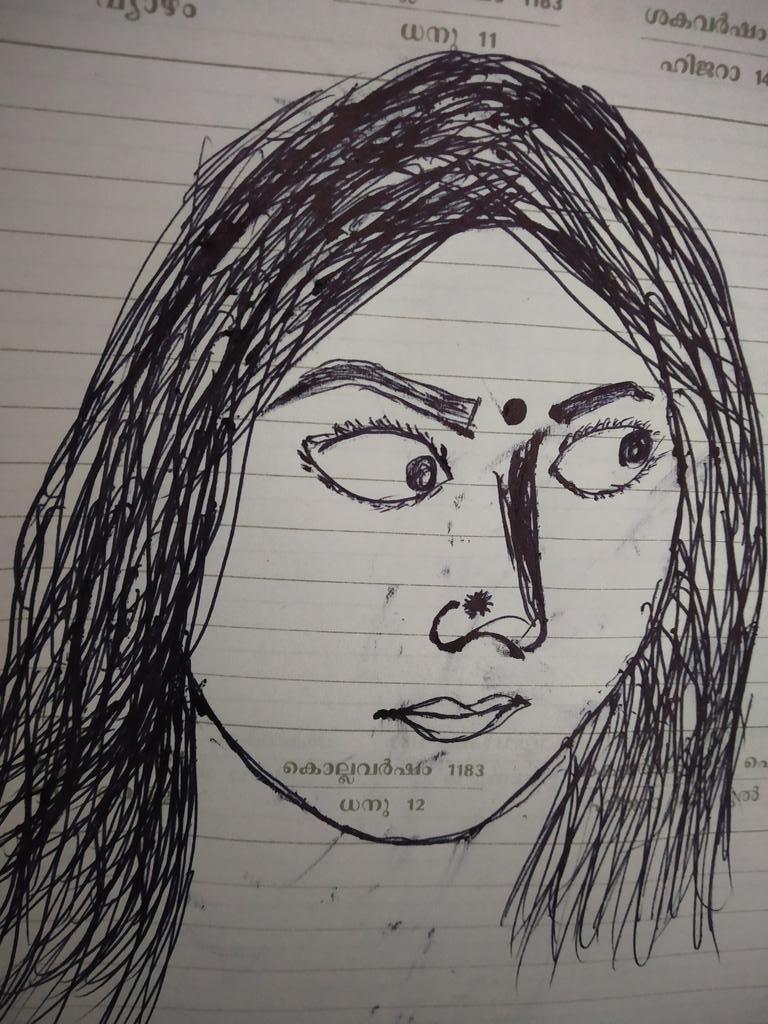 bhagyakhaleesi's tweet photo. ഇനി മാലിനിയെ വരച്ചില്ലെന്ന് വെണ്ട... 
@malini_ammu__  😌😌😌😌😌

😝😝😝😝 https://t.co/5cDHEv1mOE