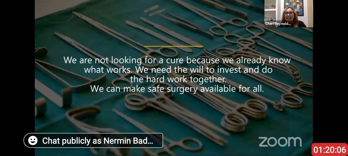 Nermin Badwi (She/Her) (@nermin_badwi) on Twitter photo "We need the will to invest and do the hard work together."
Director <a href="/cherireynolds/">cherireynolds</a>
<a href="/assistintl/">Assist International</a>
<a href="/safesurgery2020/">Safe Surgery 2020</a> "We need the will to invest and do the hard work together."
Director <a href="/cherireynolds/">cherireynolds</a>
<a href="/assistintl/">Assist International</a>
<a href="/safesurgery2020/">Safe Surgery 2020</a>