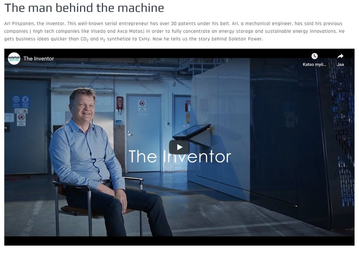 Who is the man behind the machine?
This well-known serial entrepreneur has over 30 patents under his belt. Now he tells us the story behind Soletair Power. ow.ly/pE6i50BV7ig #CarbonCapture ##ClimateChange #renewableenergy