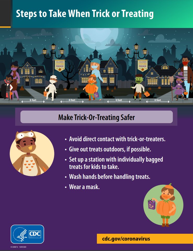 HelpFightFire's tweet image. Stay safe this Halloween with tips from the CDC 🎃