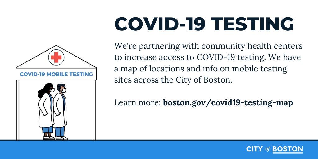 You can get tested! We have a map and list of  #COVID19 testing locations across the City of Boston:  https://www.boston.gov/departments/public-health-commission/map-covid-19-testing-sites