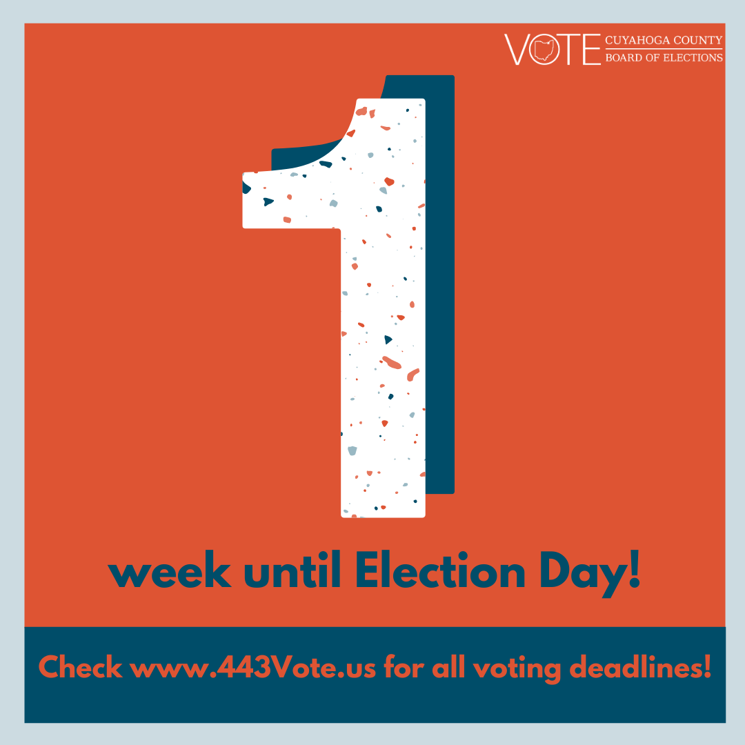 If you have your absentee ballot, MAIL IT TODAY with 2 stamps to get it in on time. 📫 Or drop it off at the <a href="/cuyahogaboe/">Board of Elections</a> (2925 Euclid Ave)!

Otherwise, make your plan to vote in-person (and request a free ride) at voterdrivecle.com

#ClevelandVOTES #voterdrivecle