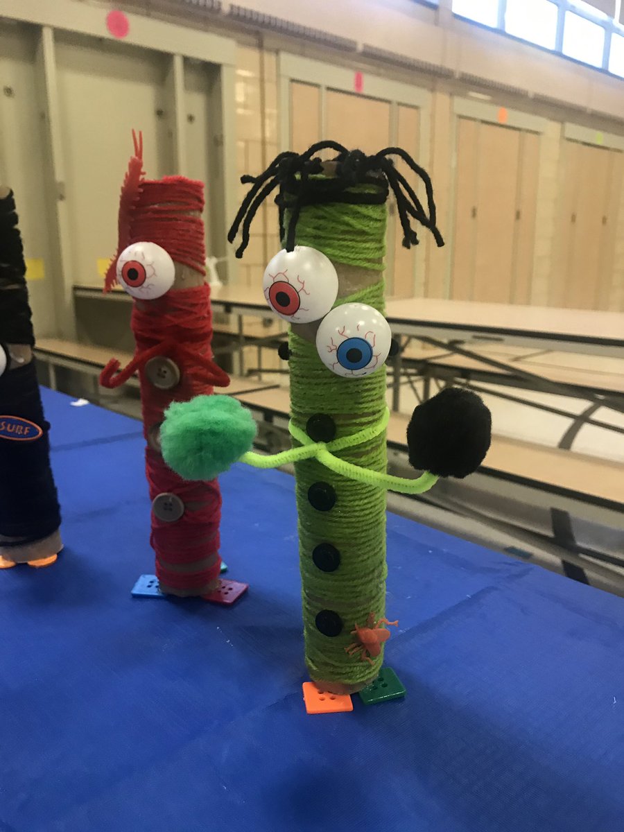LastellaStacey's tweet photo. Itβs a Morning Monster Mash @ymcaGMC Nutswamp Ykids @MTPSpride #makerspaceactivities ππ»π€ͺπ§Ά https://t.co/7fncJeEvlu