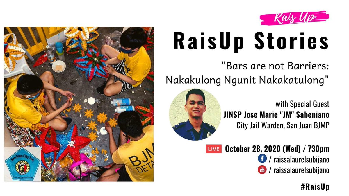 Bukas na! 🙋🏻‍♀️

Hope you can join us for our very 1st episode of RaisUp Stories! ♥️

#RaisUp