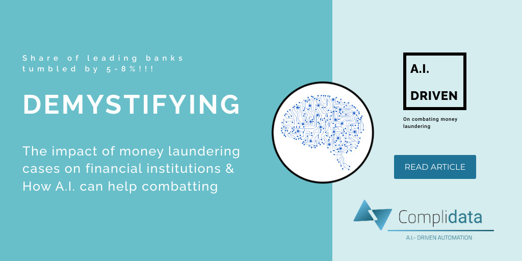 #MoneyLaundering cases caused severe reputational damage and trust issues to FIs. The recent #FinCEN case shook the stock prices of almost all the leading banks by 5-8%
Read on to learn its impact &amp; how A.I can combat it! bit.ly/DemystifyingAM…
#aml #fraud #ai #ml