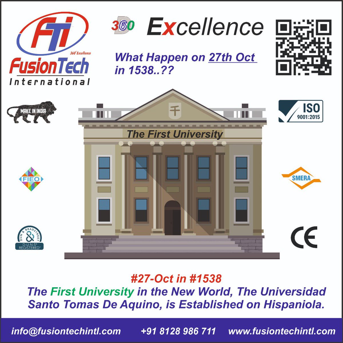 fusiontechintl's tweet photo. #UniversityChallenge #1538
#thefirstuniversity #KNOWLEDGE #History https://t.co/SFVkos2Nm1