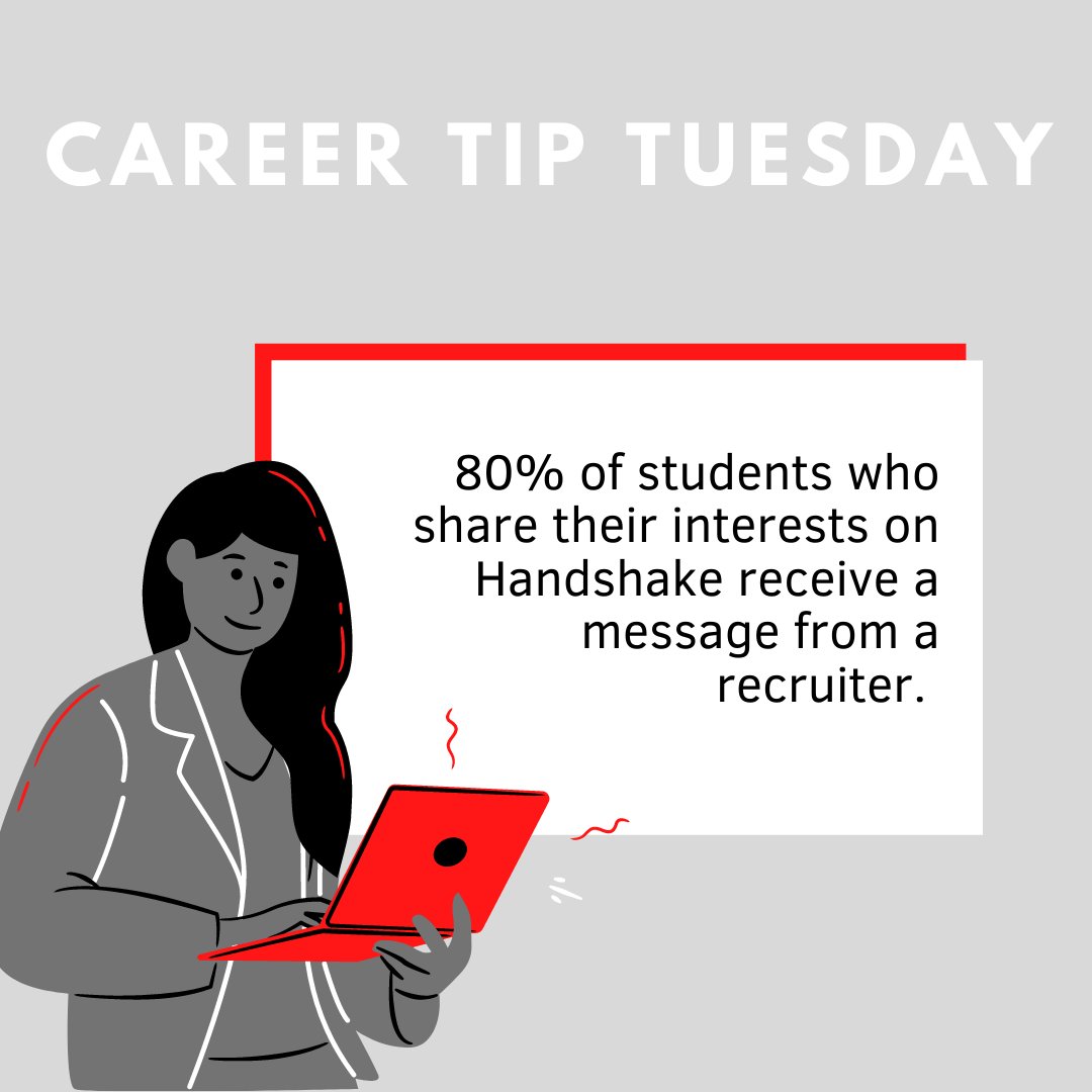 All UC students have a Handshake profile. This is a great source to search for jobs and schedule an appointment at the Bearcat Promise Career Studio, but don't forget to completely fill out your profile!  #CareerTipTuesday ow.ly/9Q7P50C3TCA