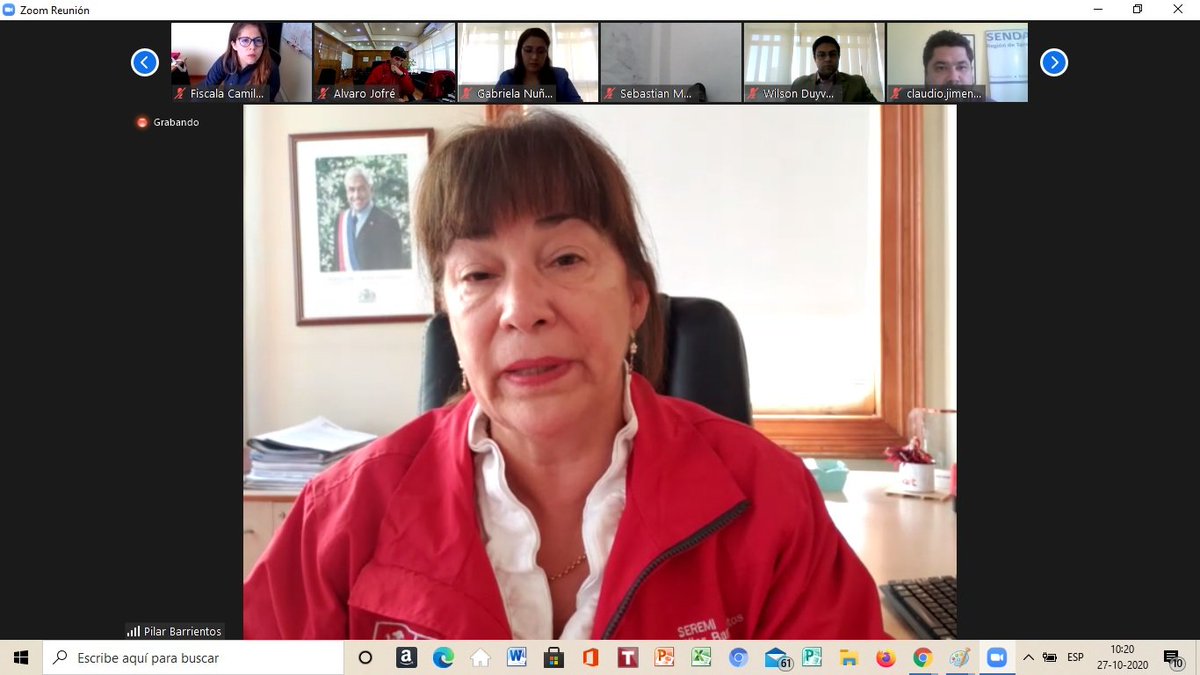 @DirectorSenda Claudio Jiménez junto a gobernador <a href="/AlvaroJofre/">Álvaro Jofré</a>, seremi Bienes Nacionales <a href="/mp_barrientos/">Pilar Barrientos</a>  y <a href="/CarabTarapaca/">Carabineros Región de Tarapacá</a> en Consejo Comunal de Seguridad Pública de <a href="/MHospicio/">Municipalidad Alto Hospicio</a> que encabeza  <a href="/AlcaldeFerreira/">Patricio Ferreira</a>.

En sesión abordan situación de migrantes, tomas y balance STOP.