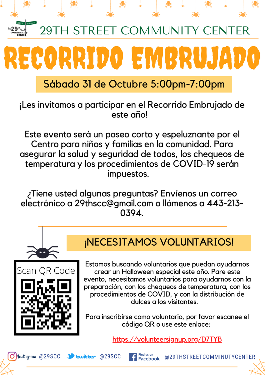 Halloween is fast approaching and we are thrilled to be hosting a Haunted Walk-Thru. Come join us on Oct 31st Saturday at 5pm-7pm.
