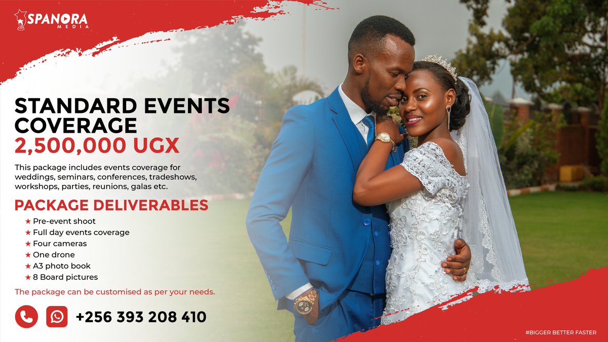 SpanoraMedia's tweet photo. We capture every moment for memories. Call/WhatsApp 0393 208 410 to book your Events Coverage today.
#EventsPhotography #EventsVideography #EventsCoverage #Weddingphotography
#WeddingVideography #WeddingCoverage #CorporateEvents https://t.co/Y1ScQIcjCh
