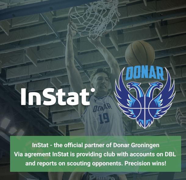 InStatHoops's tweet photo. And another one!
This time for Dutch basketball: 
@Donar_Official has joined #InStatBasketball !

#Basketball  #Together #WeAreDonar https://t.co/Sfc3cTTGar